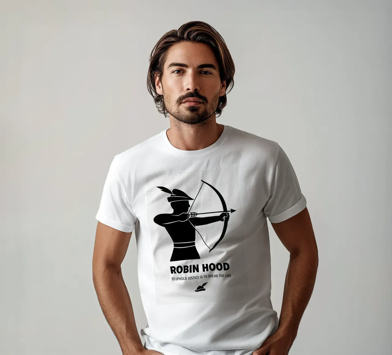 Robin Hood Print t-shirt da MoviesArt