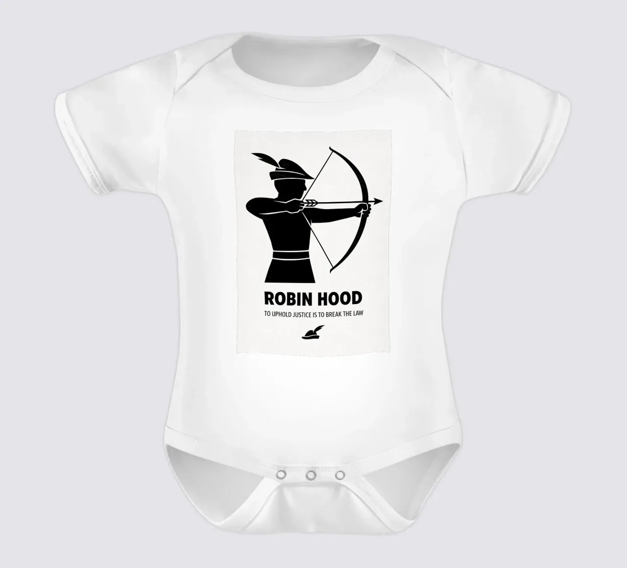 Robin Hood Print body neonato maniche corte da MoviesArt