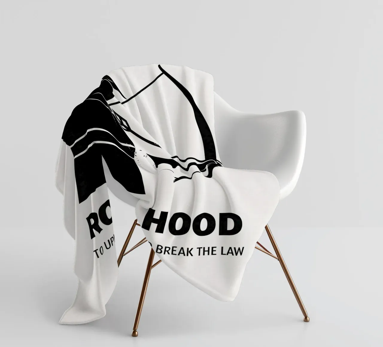 Robin Hood Print coperta in pile da MoviesArt