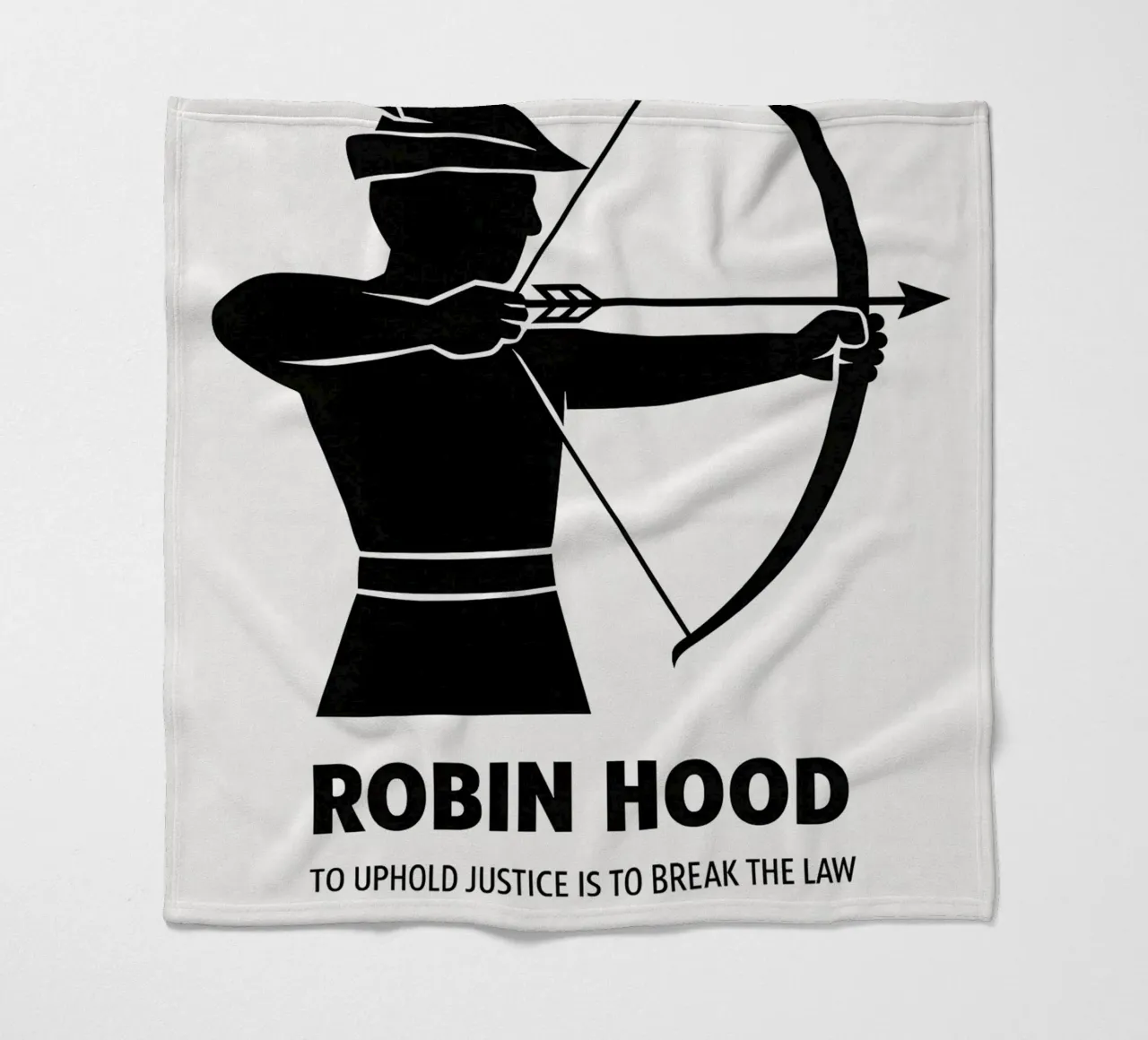 Robin Hood Print coperta in pile da MoviesArt