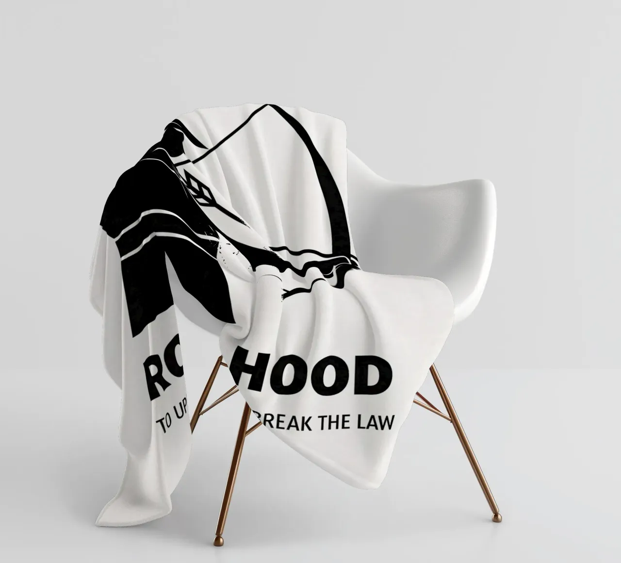 Robin Hood Print coperta in pile da MoviesArt