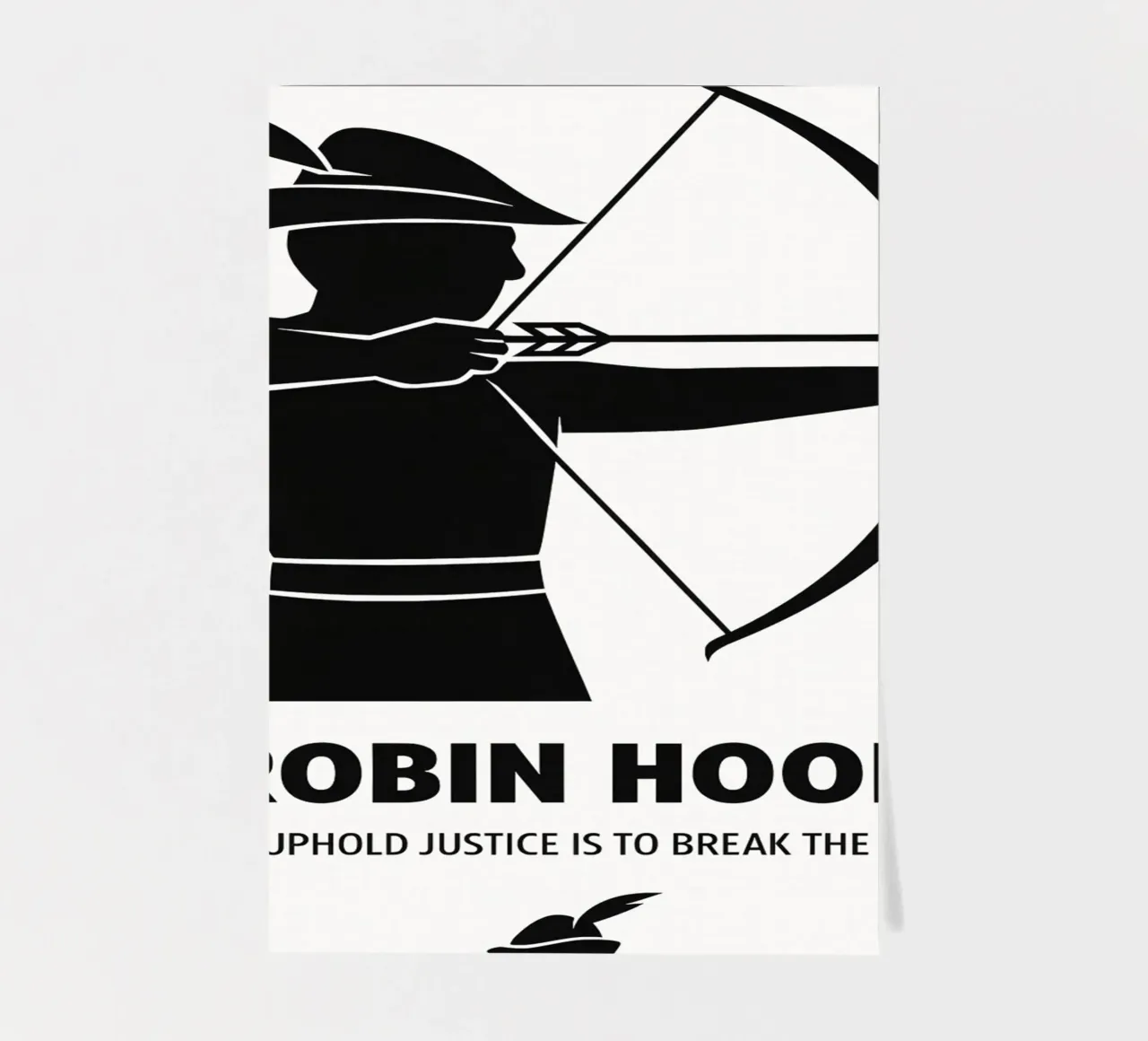 Robin Hood Print sticker sheet by MoviesArt