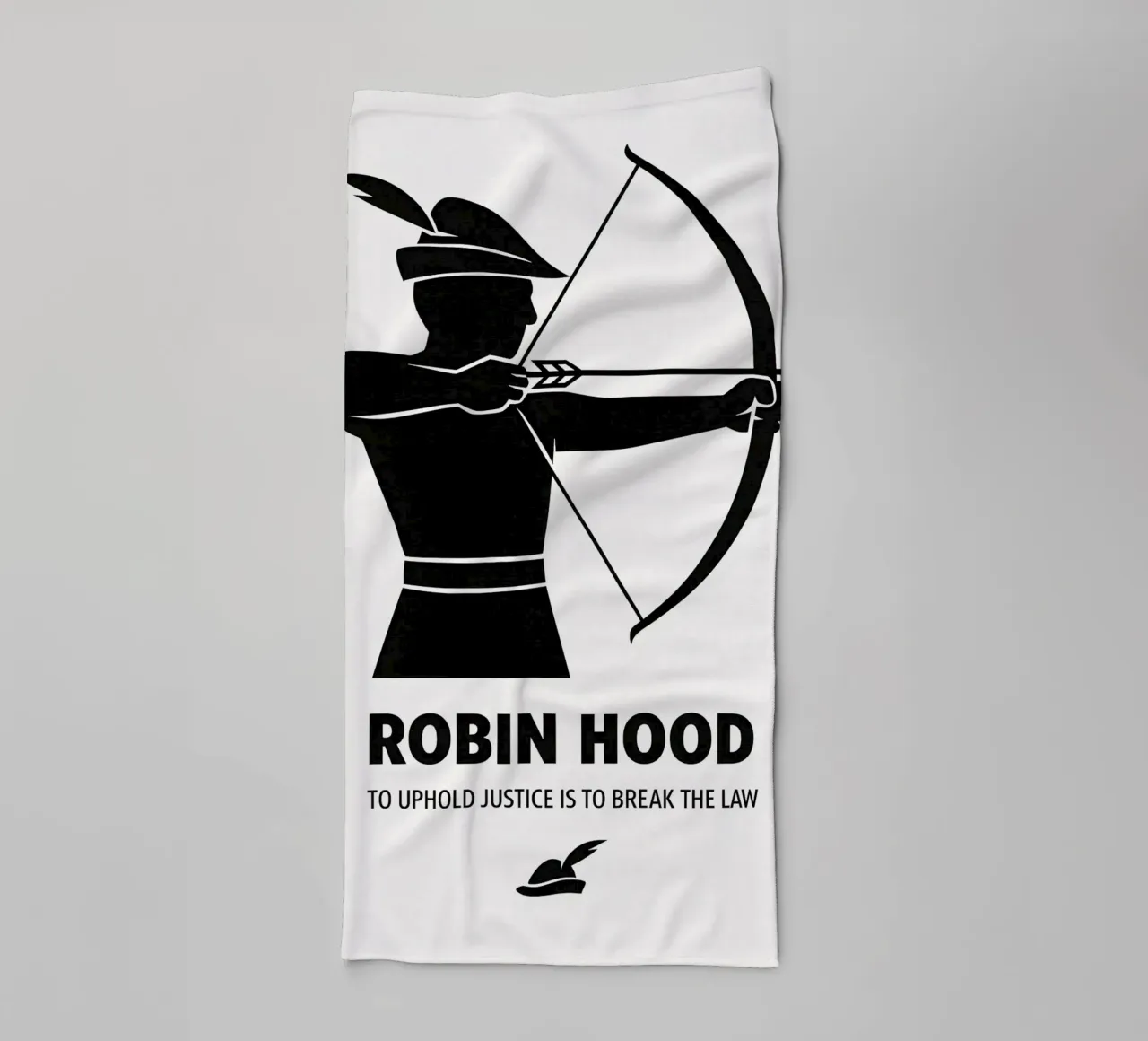 Robin Hood Print asciugamano da bagno da MoviesArt
