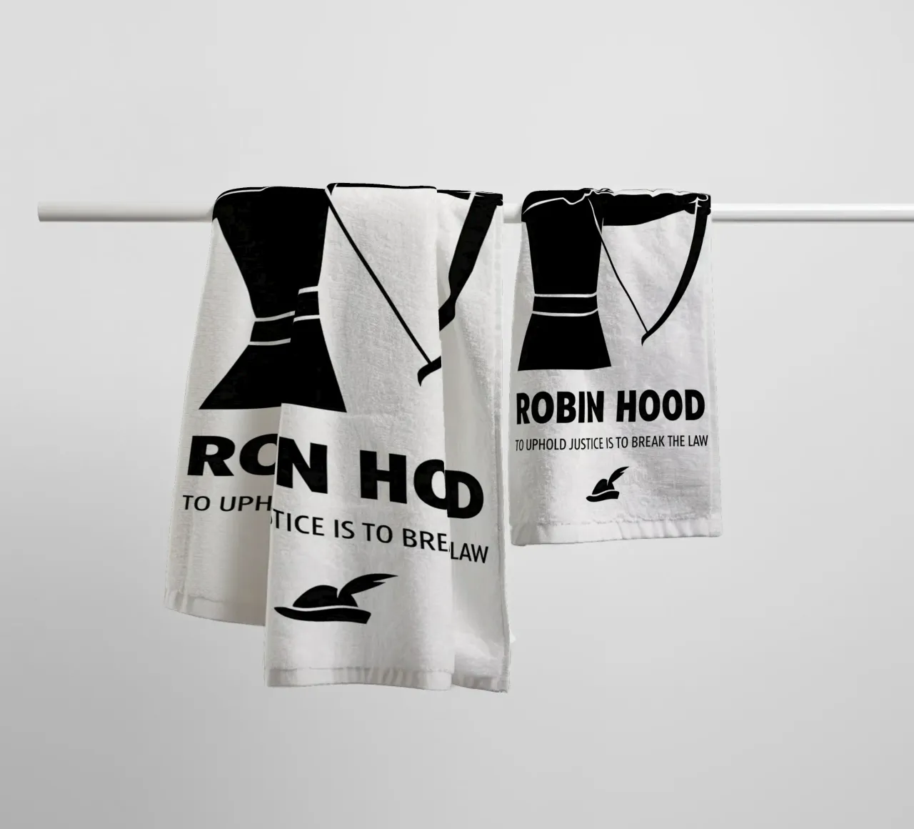 Robin Hood Print asciugamano da bagno da MoviesArt