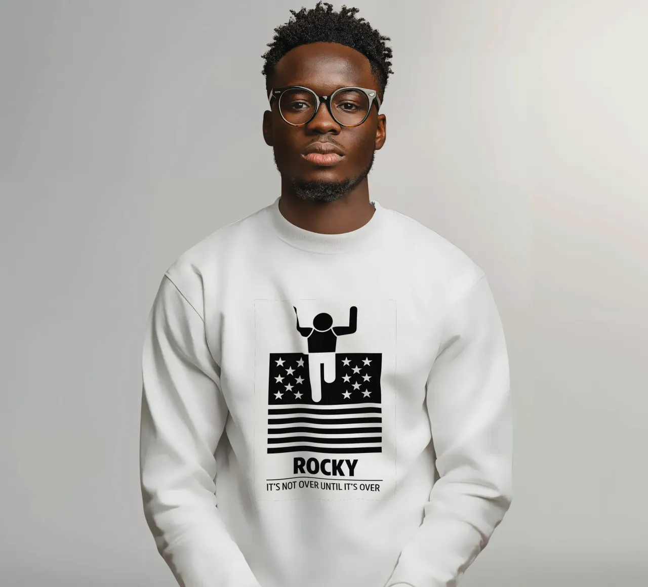 Rocky Print felpa da MoviesArt