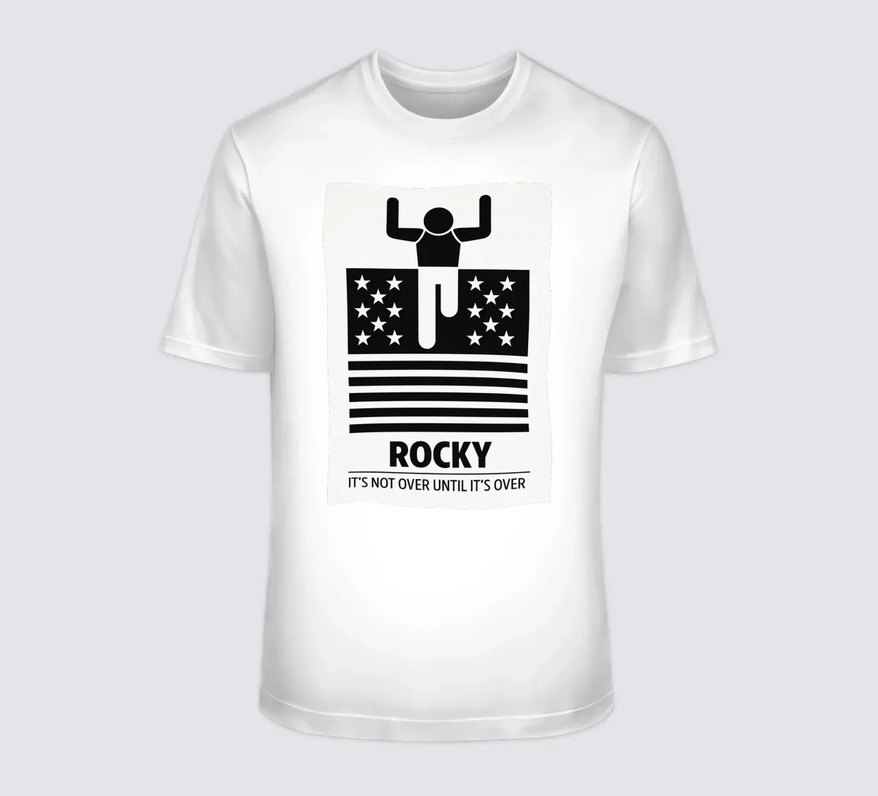 Rocky Print t-shirt da MoviesArt