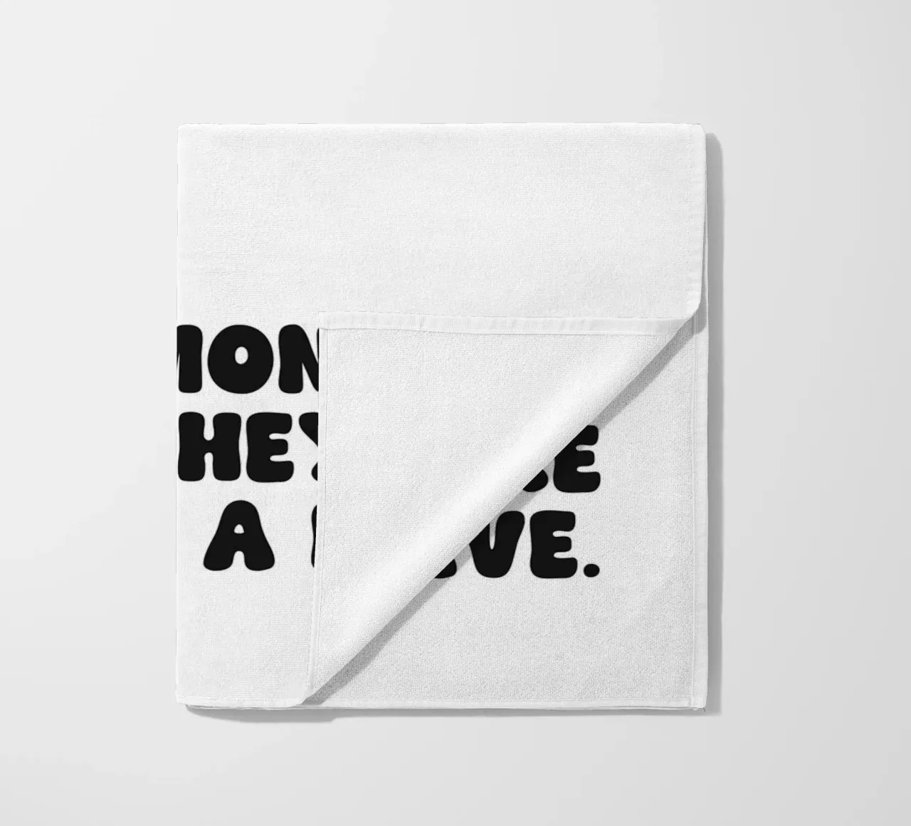 Do Not Have Ducks And They Are Not In A Row quote beach towel by Paigaam Studio