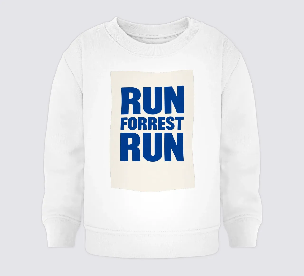 Run Forrest Run Print felpa neonato da MoviesArt