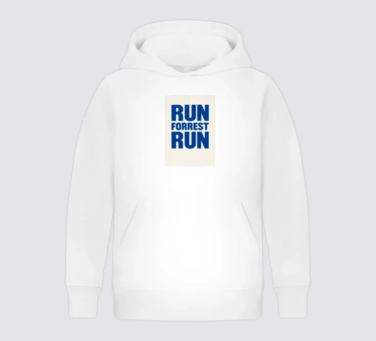 Run Forrest Run Print felpa bambino con cappuccio da MoviesArt