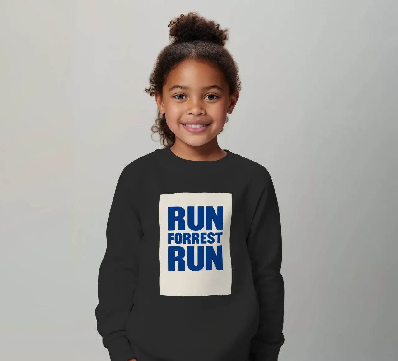 Run Forrest Run Print Kinder Sweatshirt von MoviesArt
