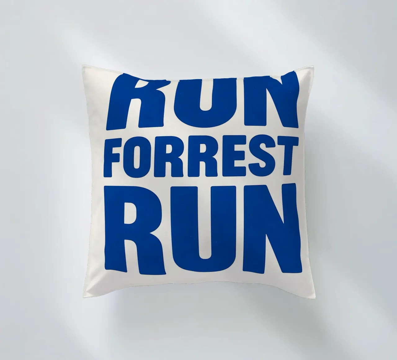 Run Forrest Run Print Kissen von MoviesArt
