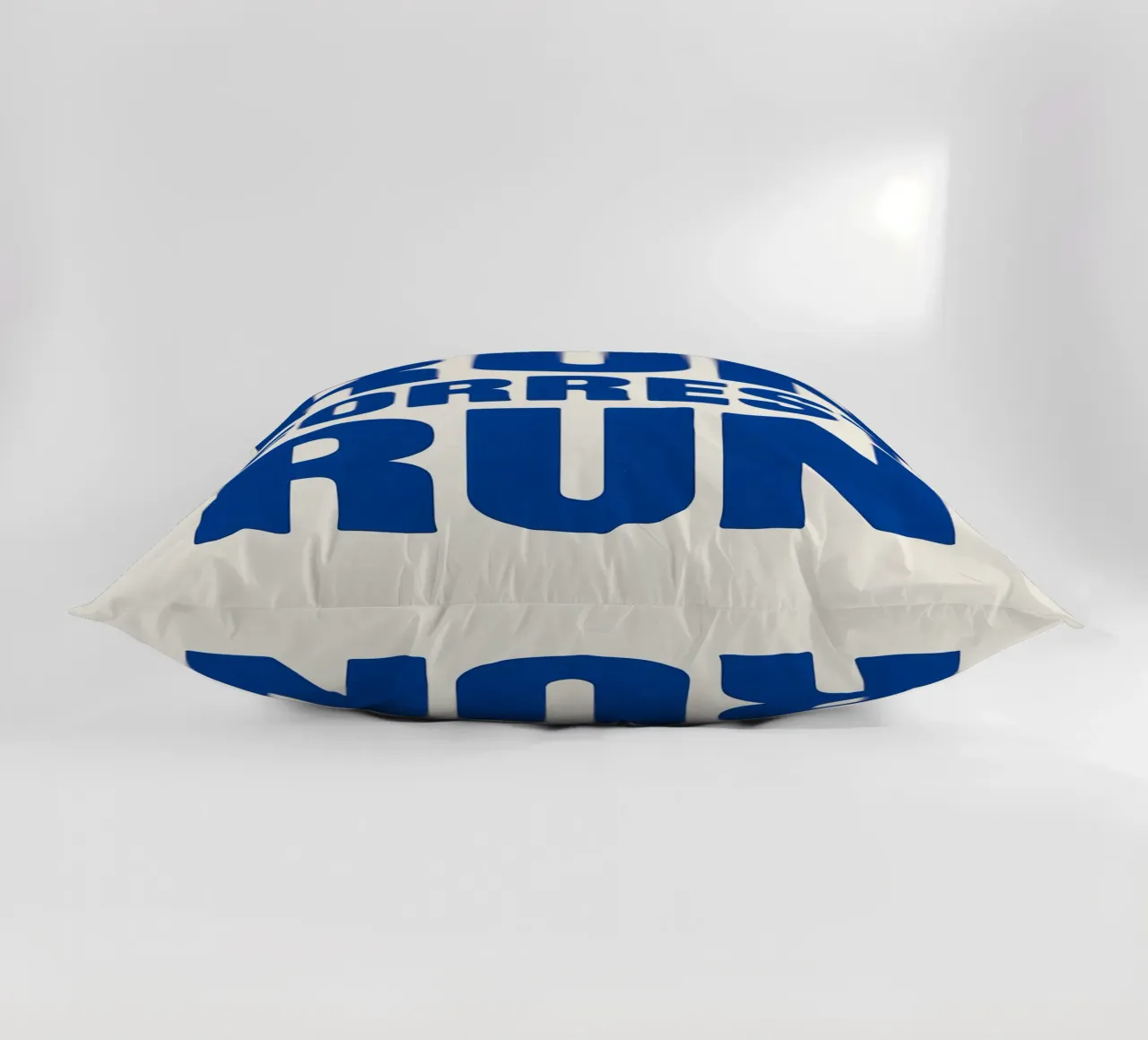 Run Forrest Run Print Kissen von MoviesArt