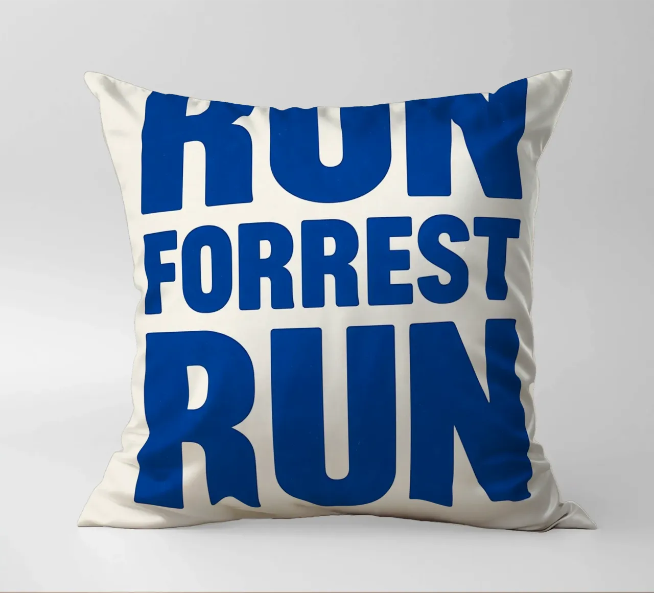Run Forrest Run Print Kissen von MoviesArt