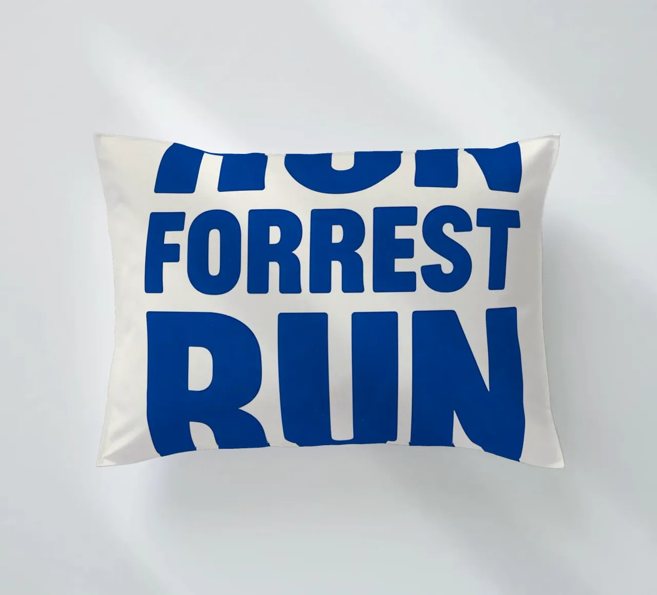 Run Forrest Run Print Kissen von MoviesArt