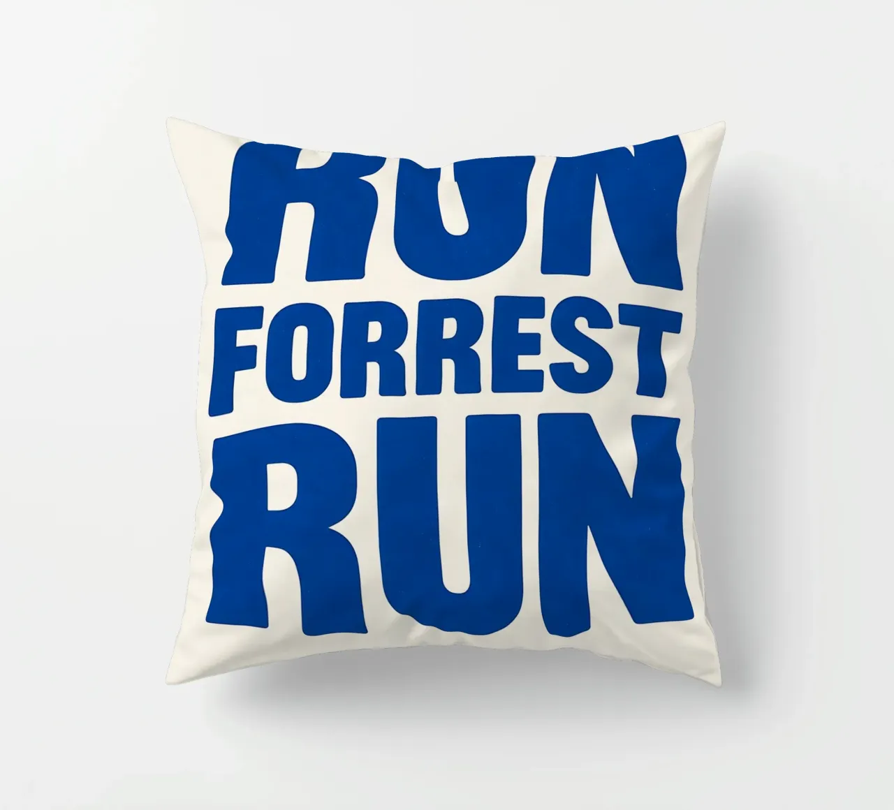 Run Forrest Run Print Kissen von MoviesArt
