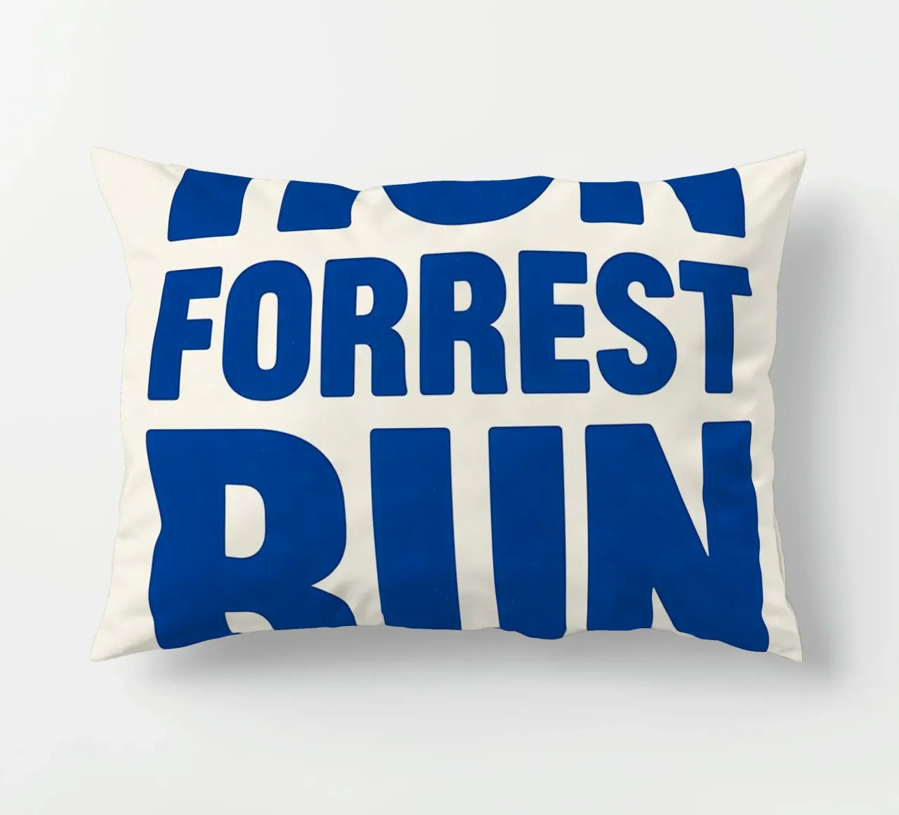 Run Forrest Run Print Kissen von MoviesArt