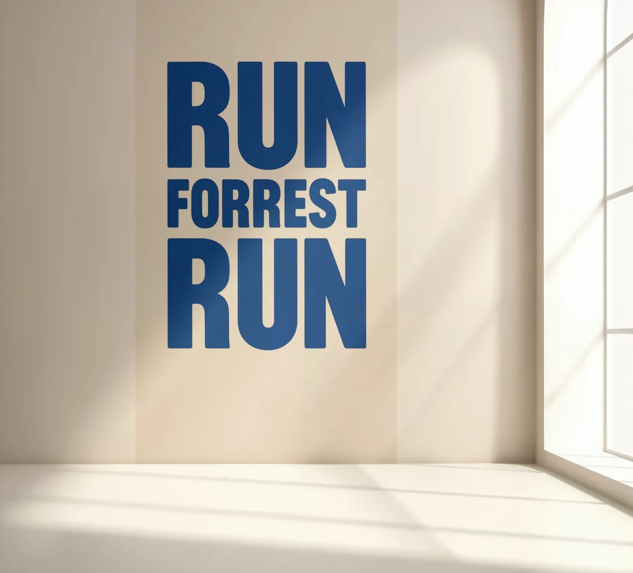 Run Forrest Run Print papel para pared de MoviesArt