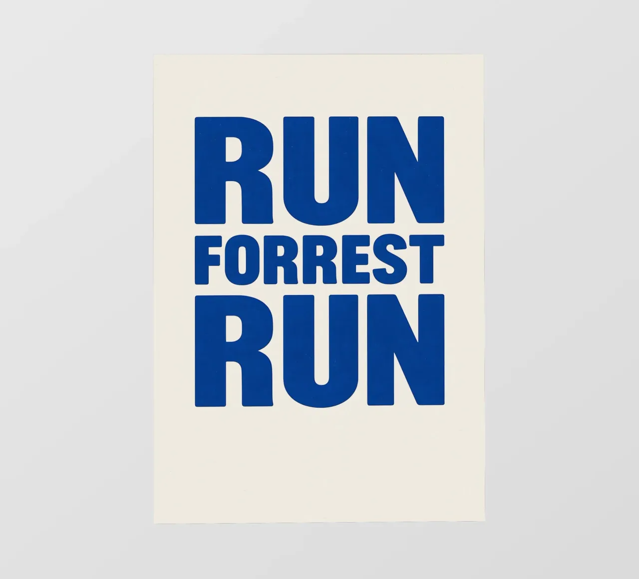 Run Forrest Run Print telo in pvc da MoviesArt