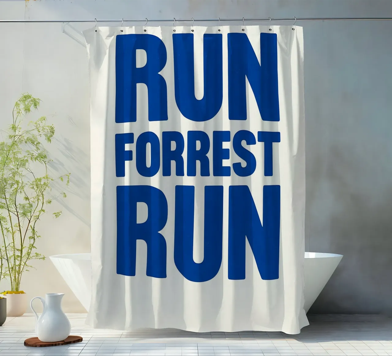 Run Forrest Run Print tenda da doccia da MoviesArt