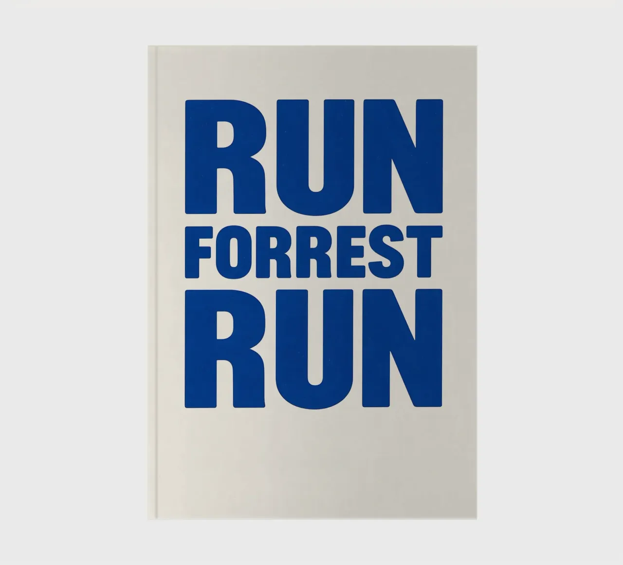Run Forrest Run Print Notizbuch von MoviesArt