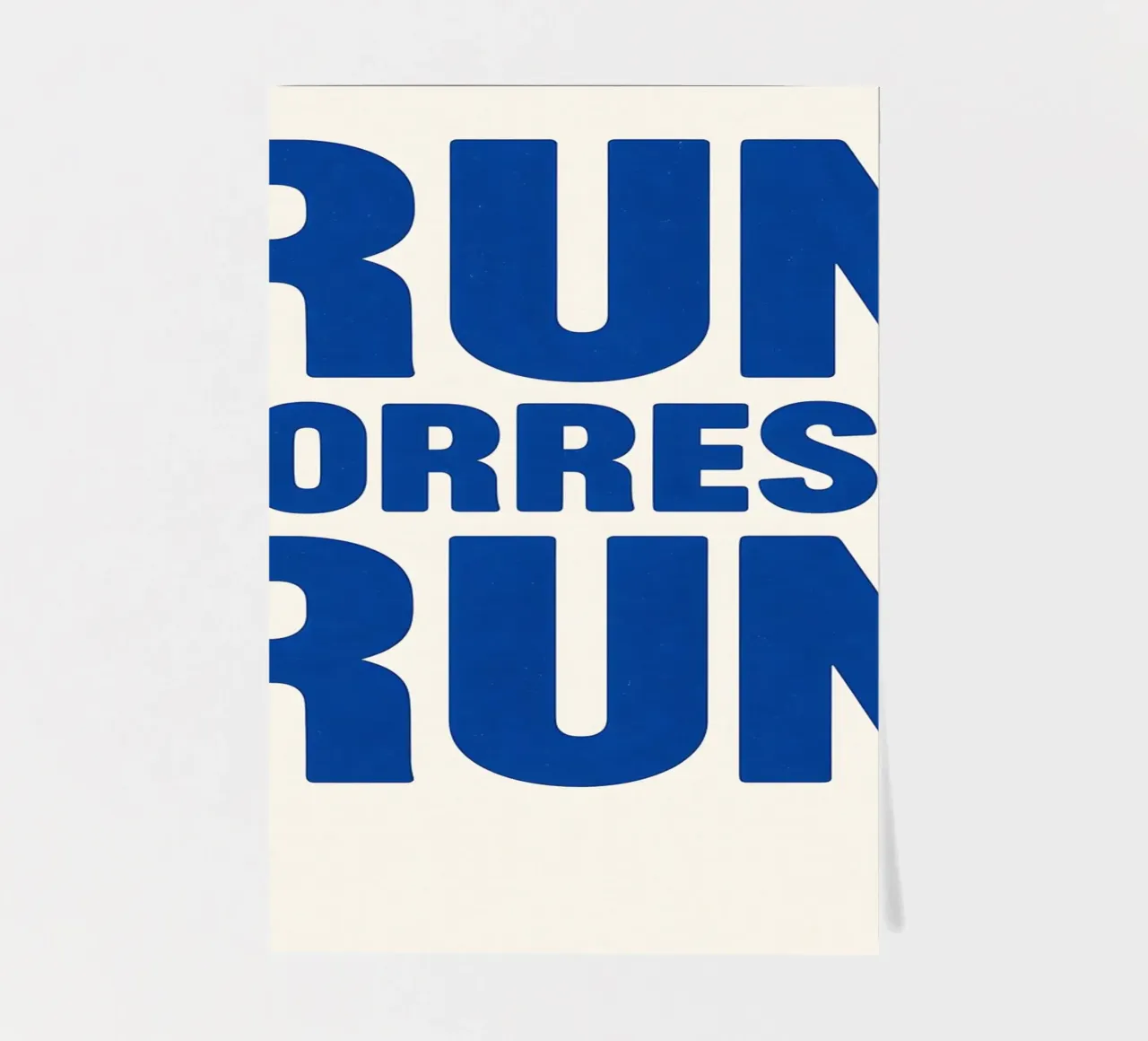 Run Forrest Run Print foglio adesivo da MoviesArt