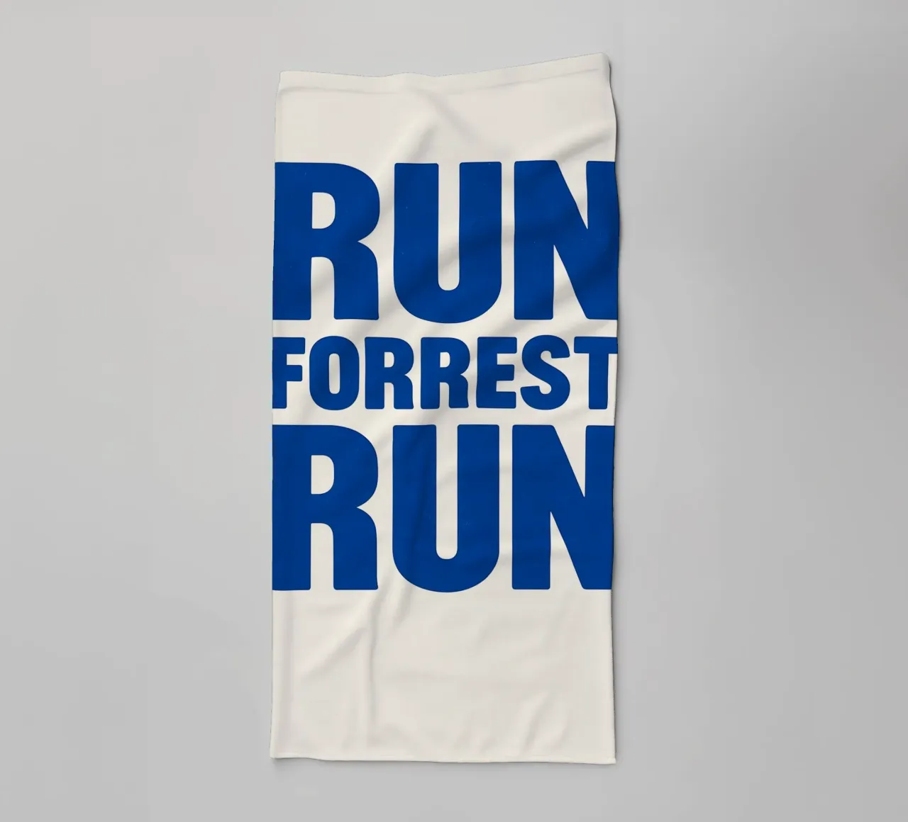 Run Forrest Run Print asciugamano da bagno da MoviesArt