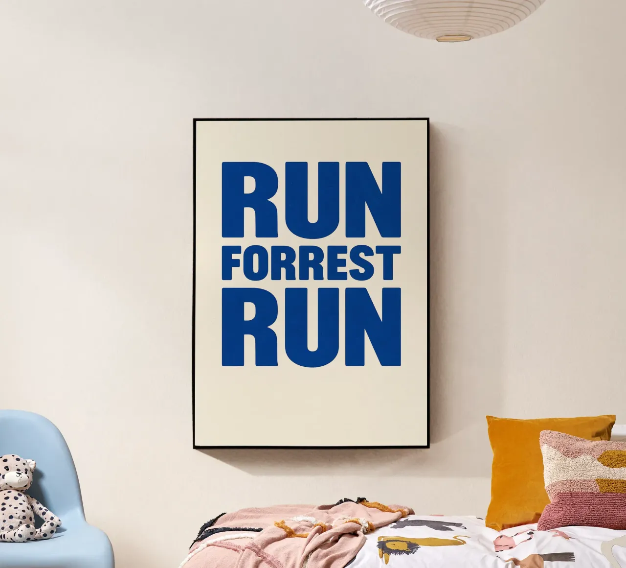 Run Forrest Run Print plexiglass da MoviesArt