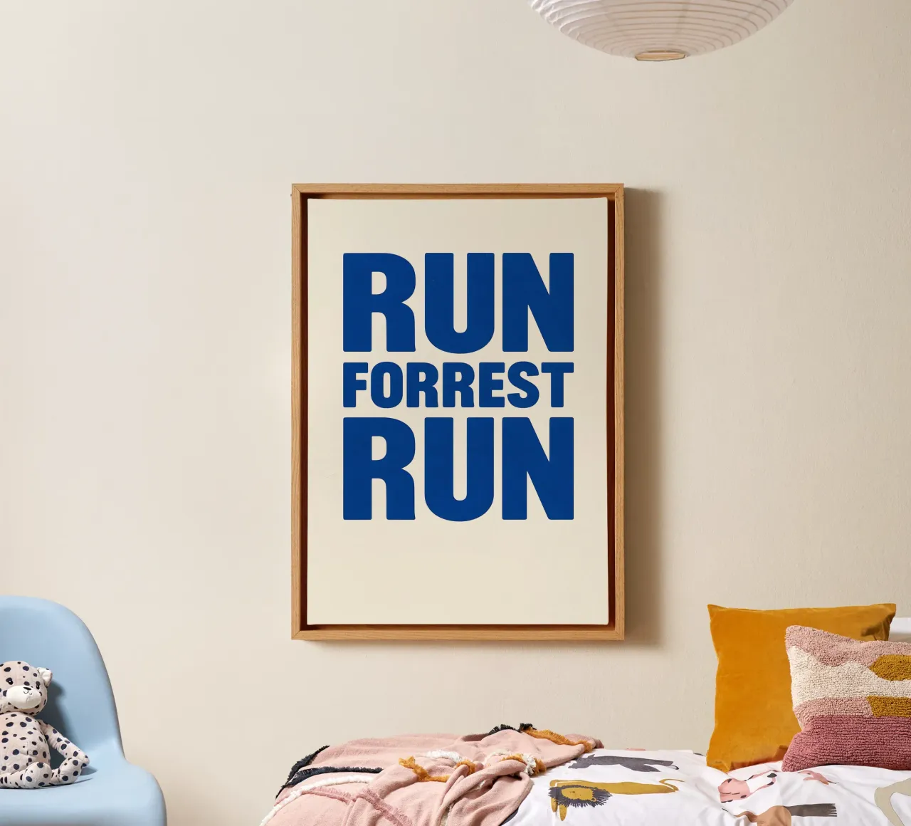 Run Forrest Run Print tela da MoviesArt
