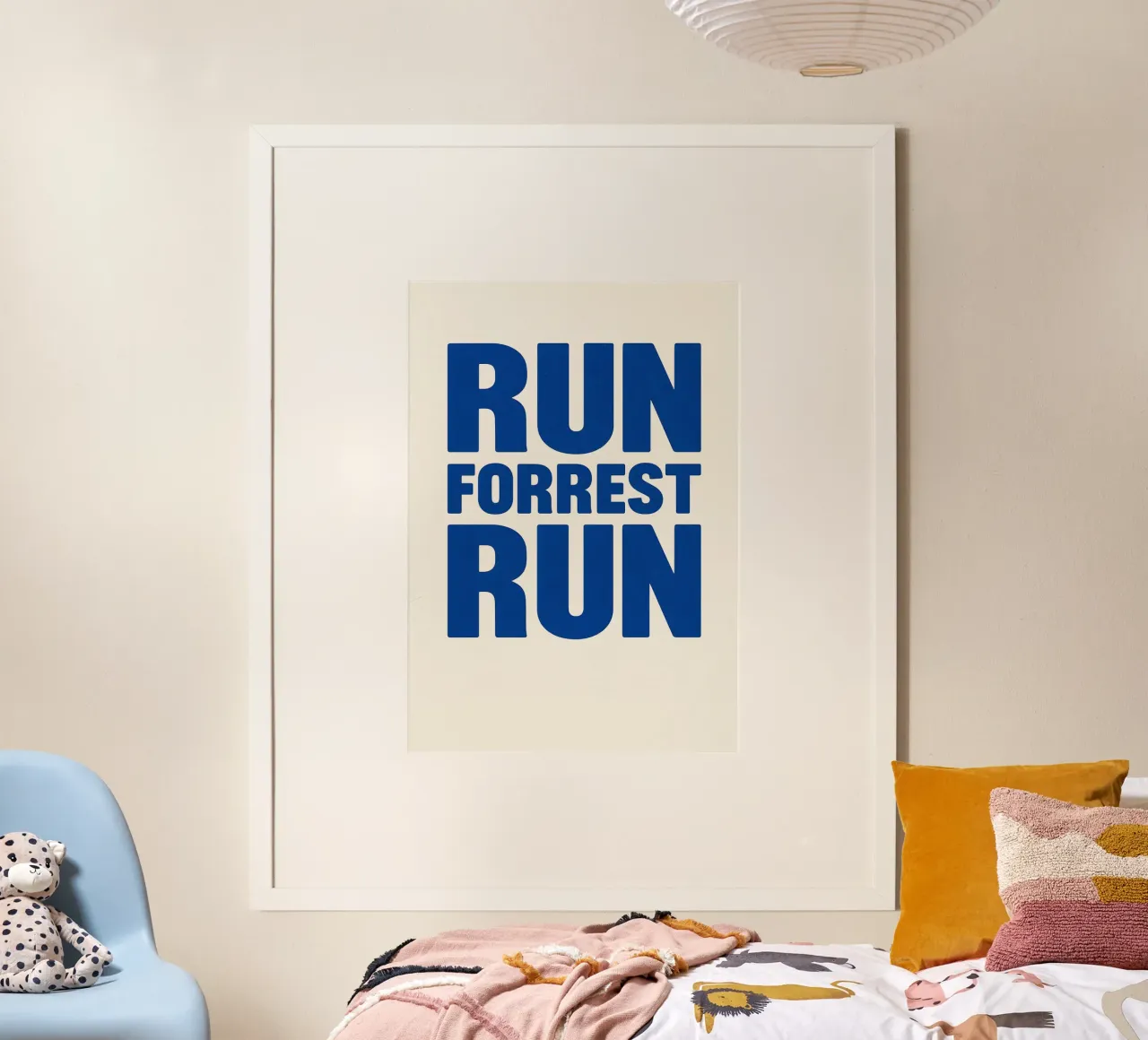 Run Forrest Run Print Poster von MoviesArt