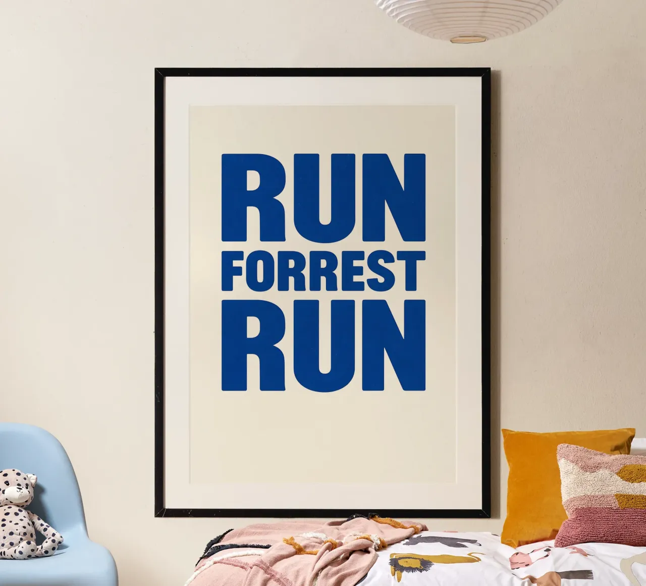 Run Forrest Run Print carta hahnemühle da MoviesArt