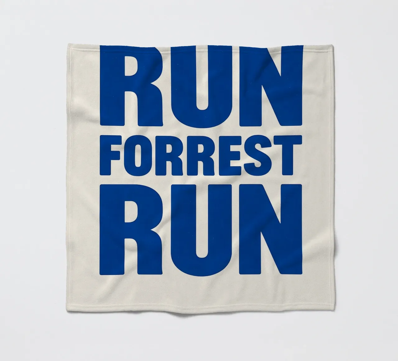 Run Forrest Run Print coperta in pile da MoviesArt