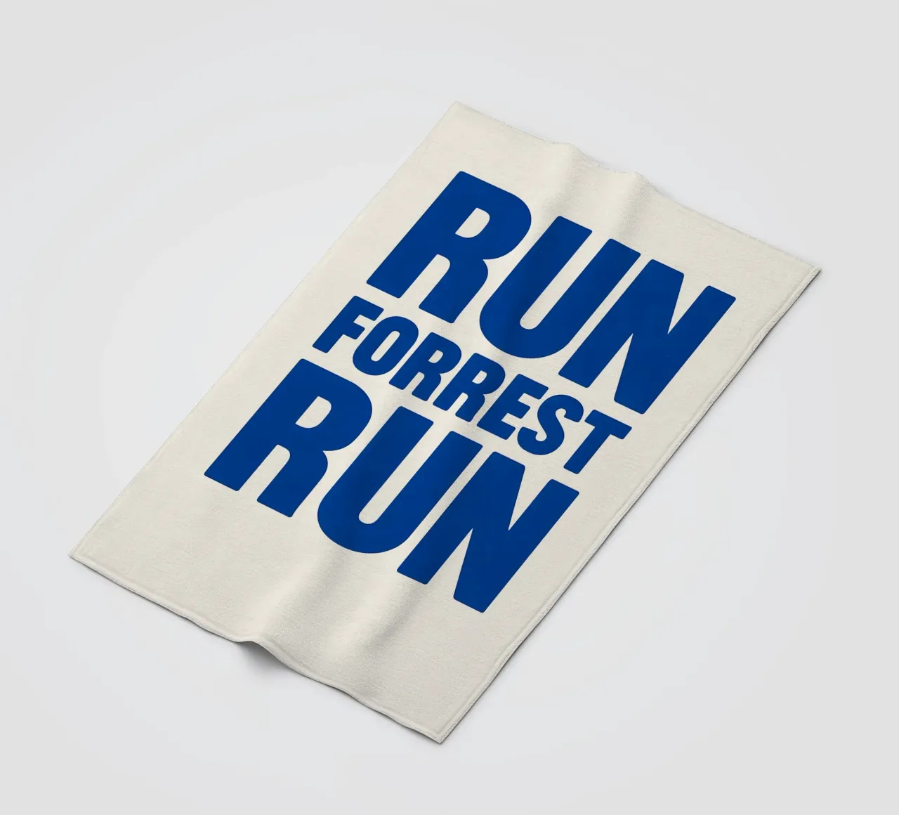 Run Forrest Run Print coperta in pile da MoviesArt