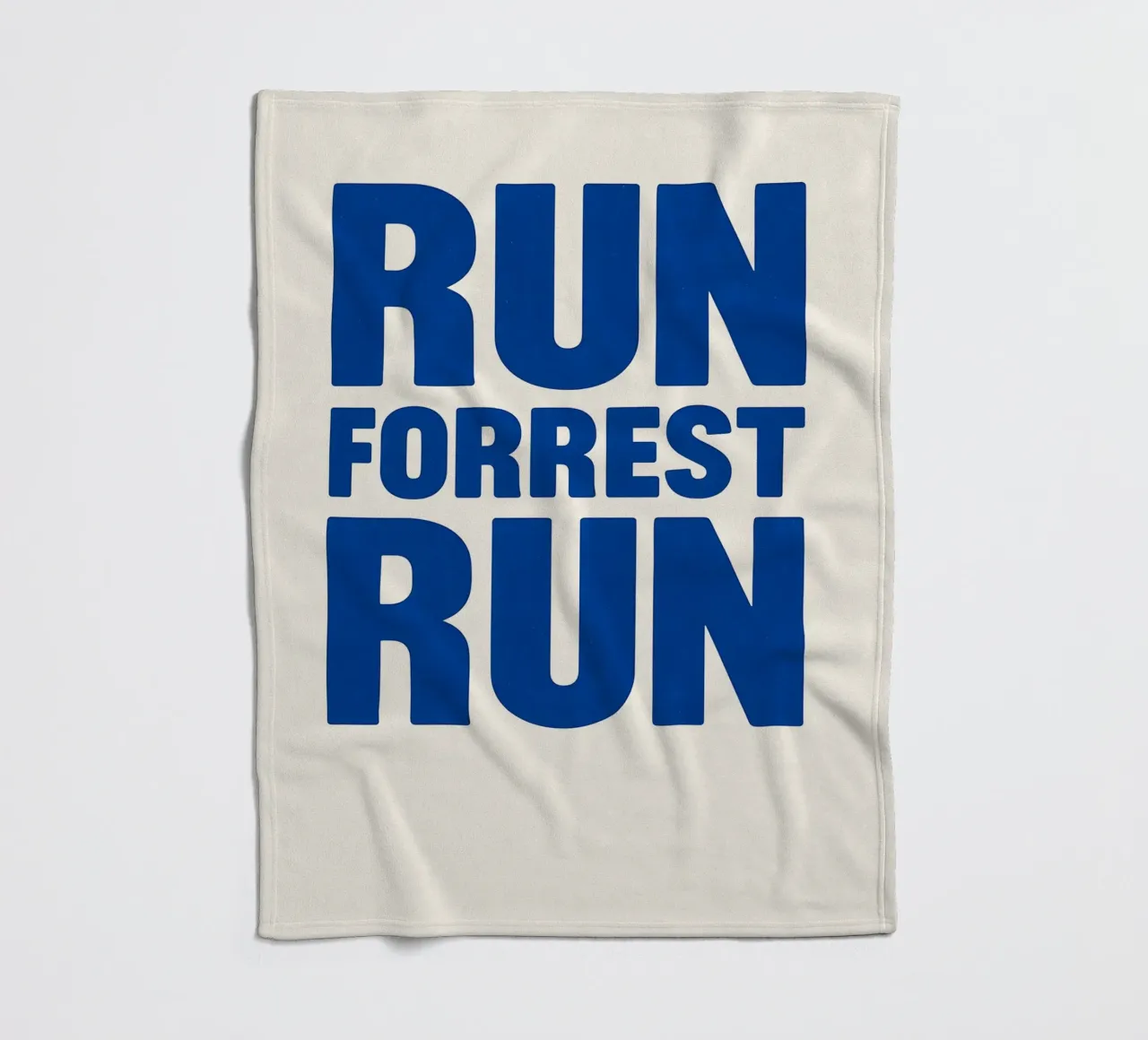 Run Forrest Run Print coperta in pile da MoviesArt