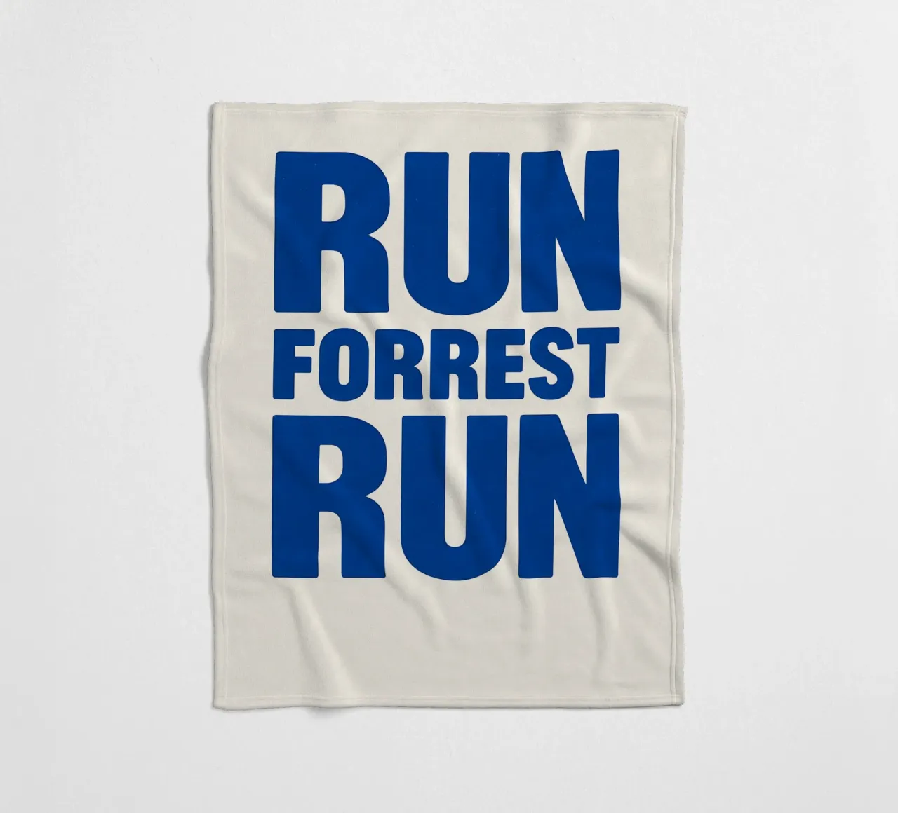 Run Forrest Run Print coperta in pile da MoviesArt