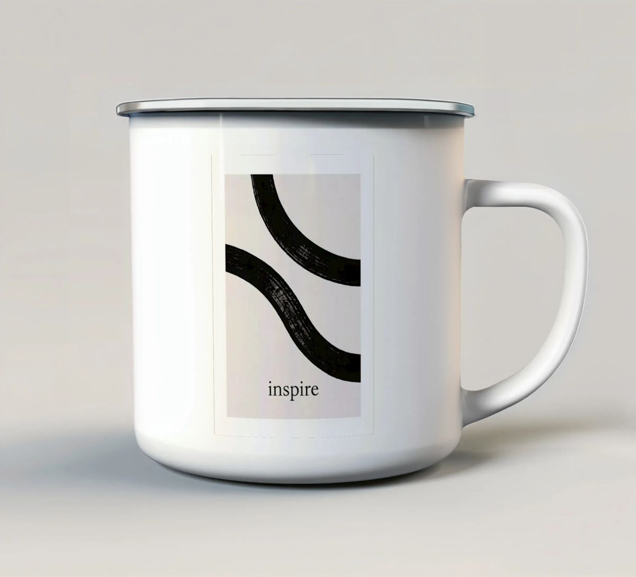 Dinamiche e idee - Ispirare tazza in smalto da Kunst und Kontrast