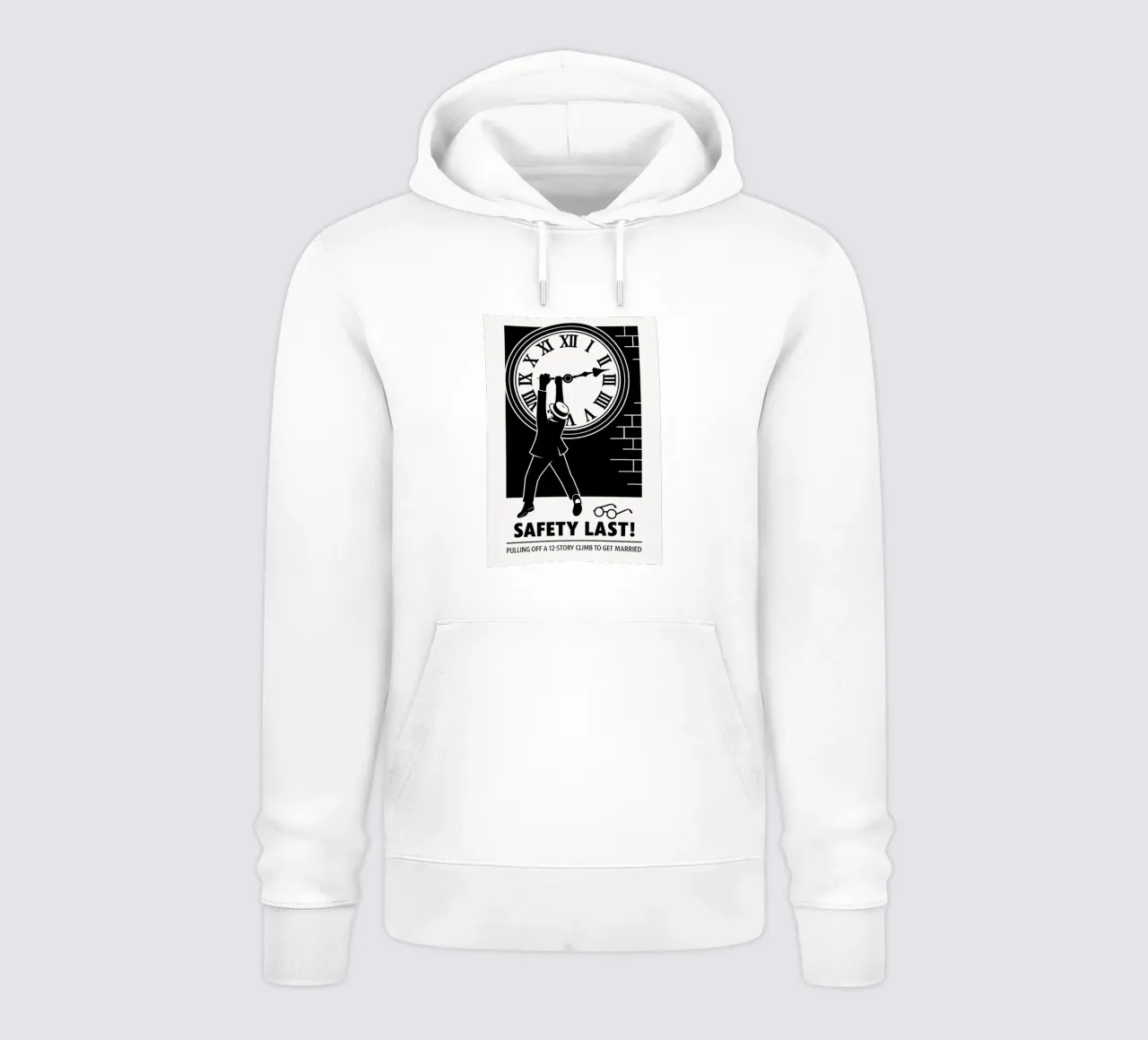 Safety Last Print felpa con cappuccio da MoviesArt