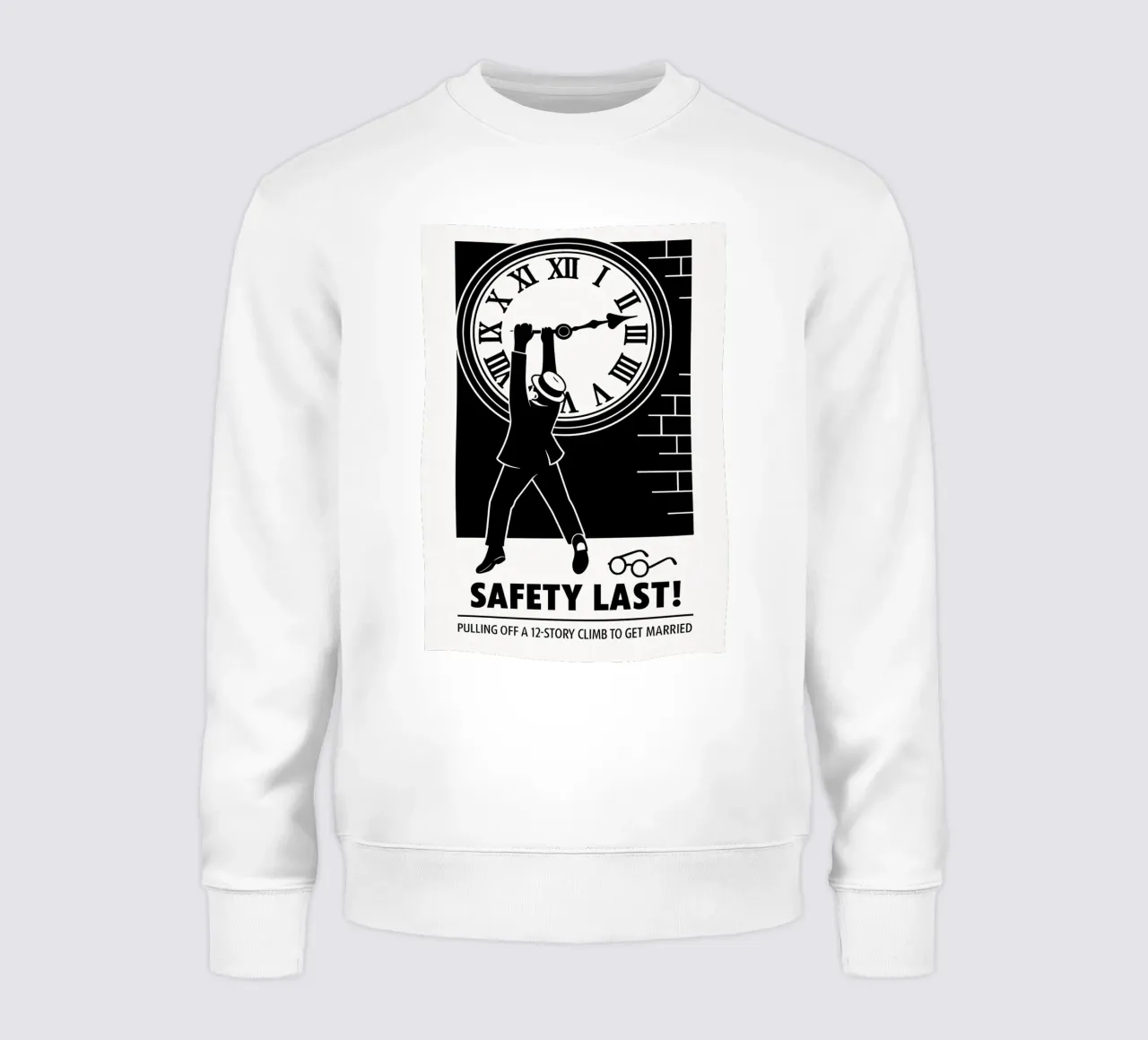 Safety Last Print felpa da MoviesArt
