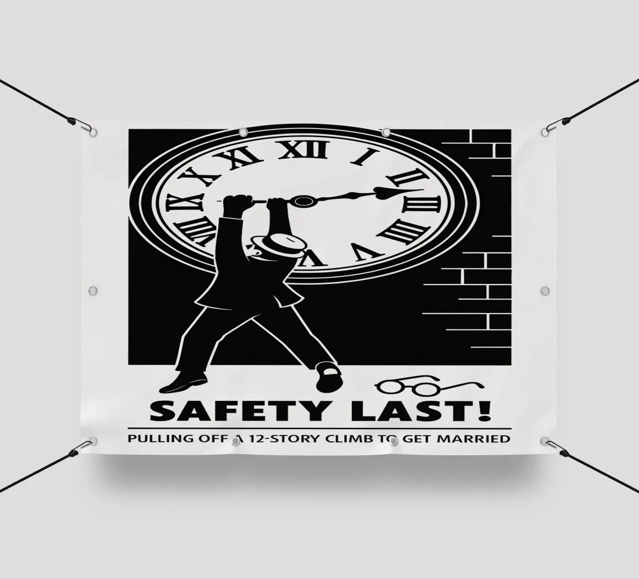 Safety Last Print telo in pvc da MoviesArt