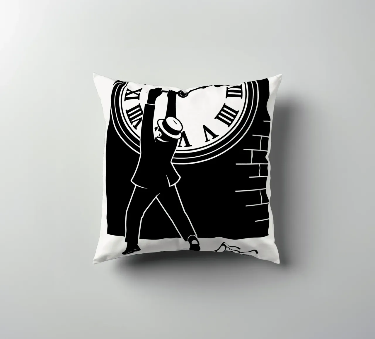 Safety Last Print cuscino da MoviesArt