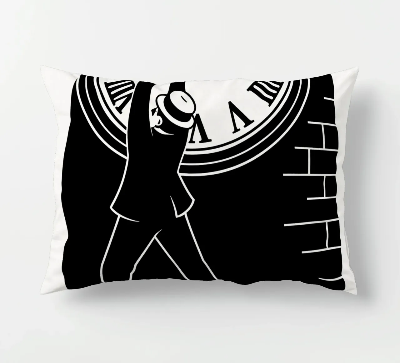 Safety Last Print cuscino da MoviesArt