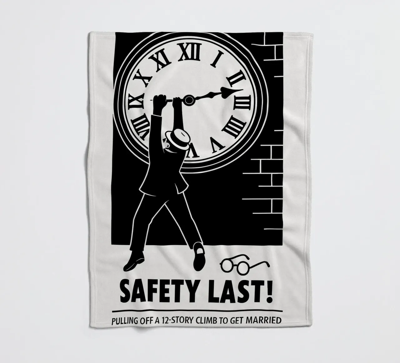 Safety Last Print coperta in pile da MoviesArt