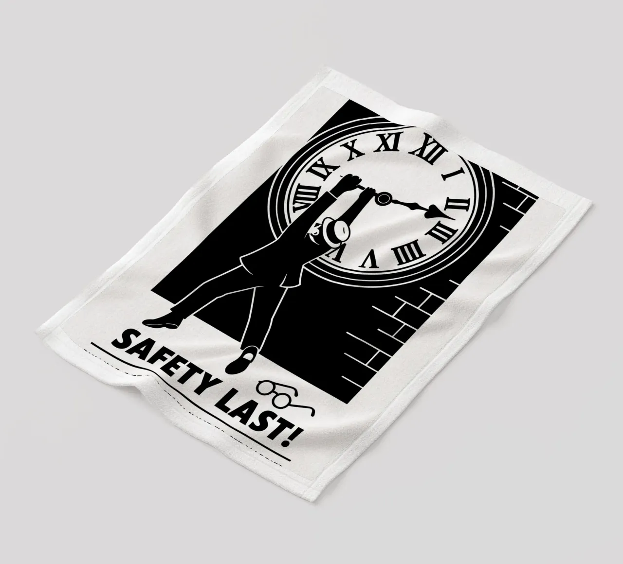 Safety Last Print coperta in pile da MoviesArt