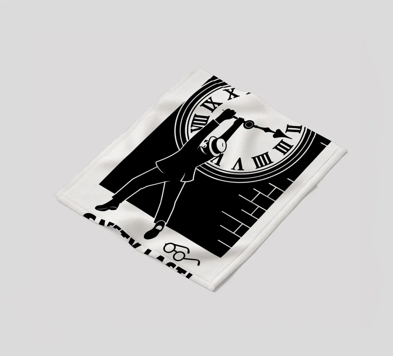 Safety Last Print coperta in pile da MoviesArt