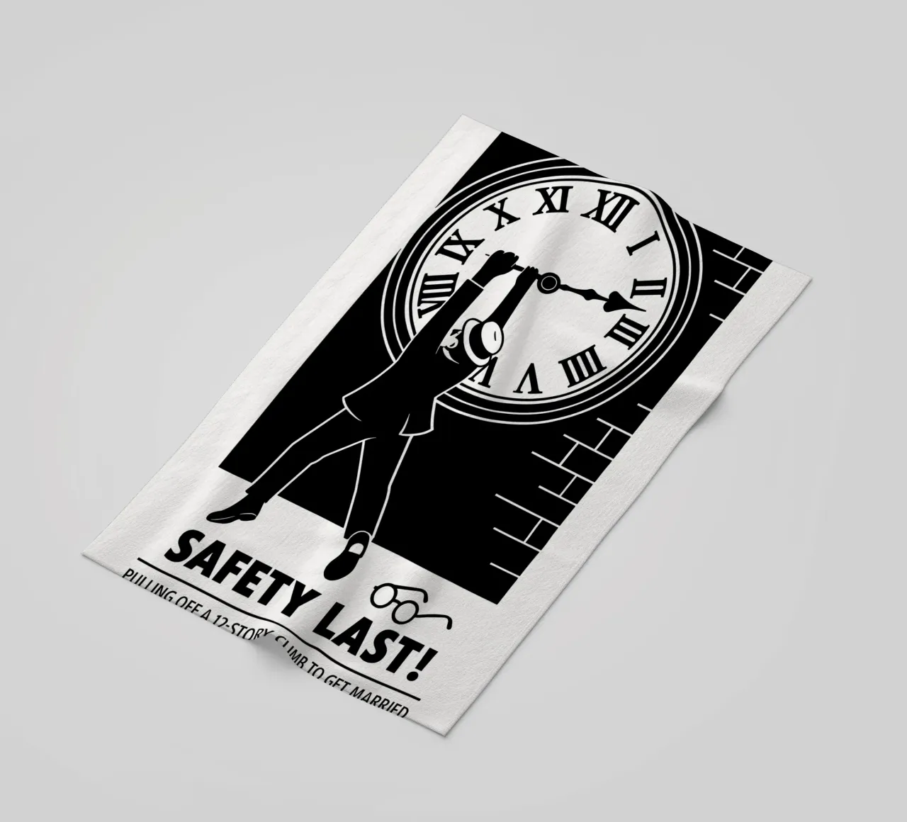 Safety Last Print telo mare da MoviesArt