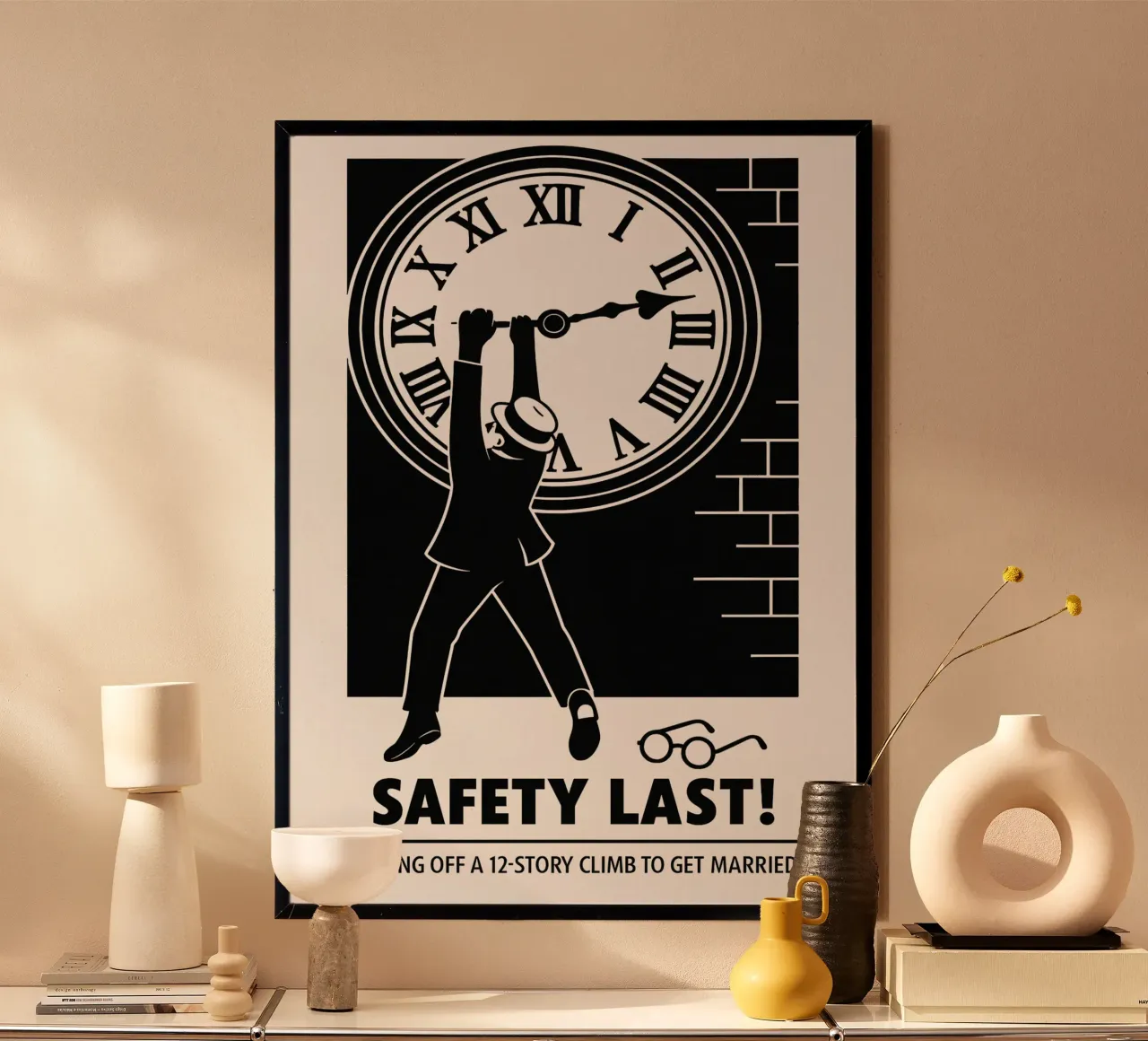 Safety Last Print carta hahnemühle da MoviesArt