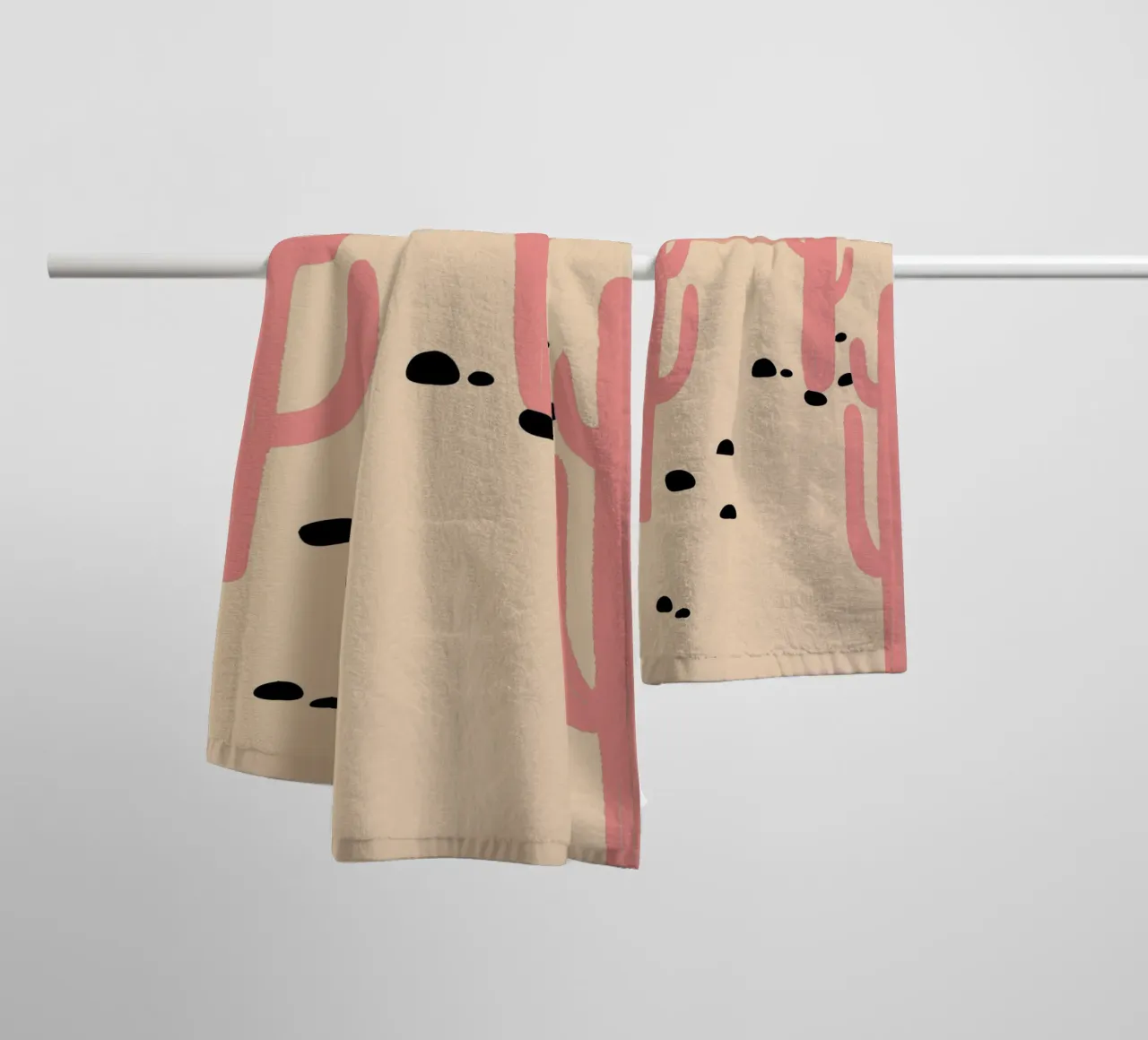 Cactus du désert serviette de bain de TRENDY POSTER SHOP