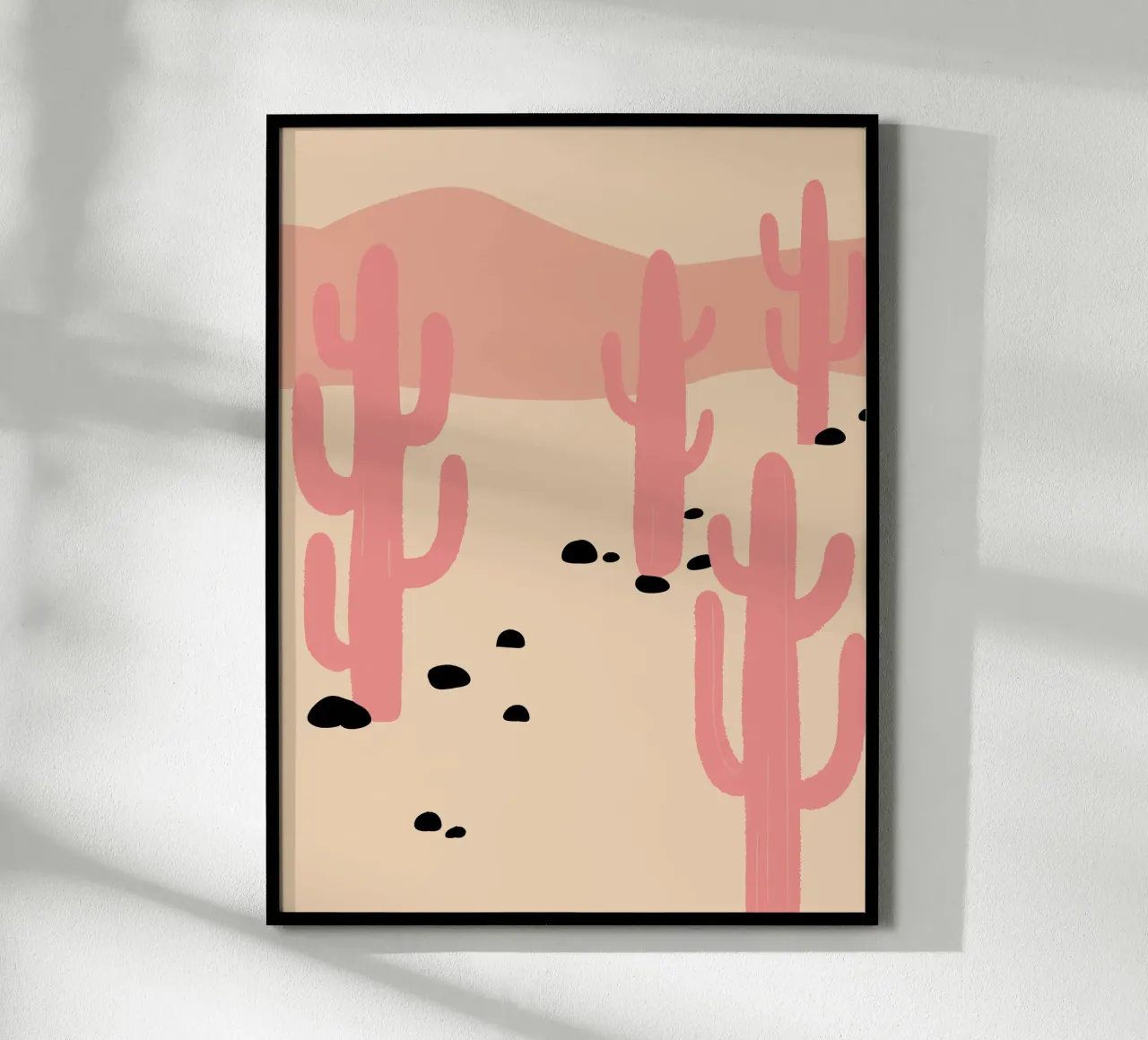 Cactus del deserto poster da TRENDY POSTER SHOP