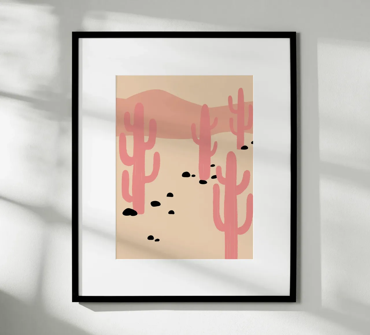 Cactus del deserto poster da TRENDY POSTER SHOP