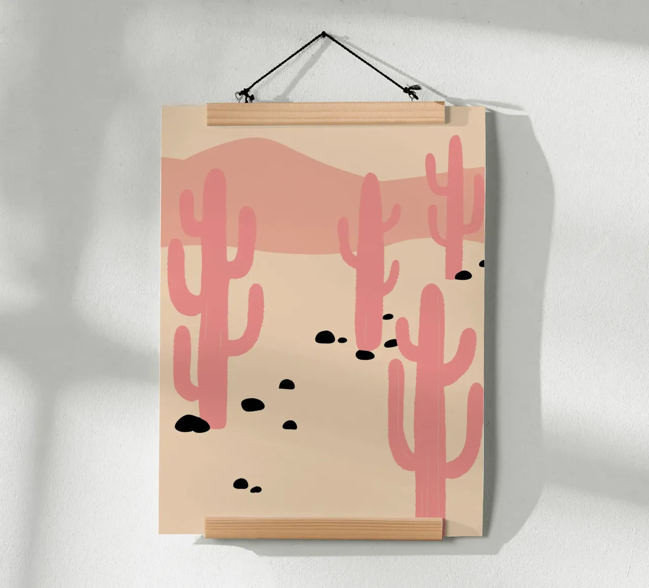 Cactus del deserto poster da TRENDY POSTER SHOP