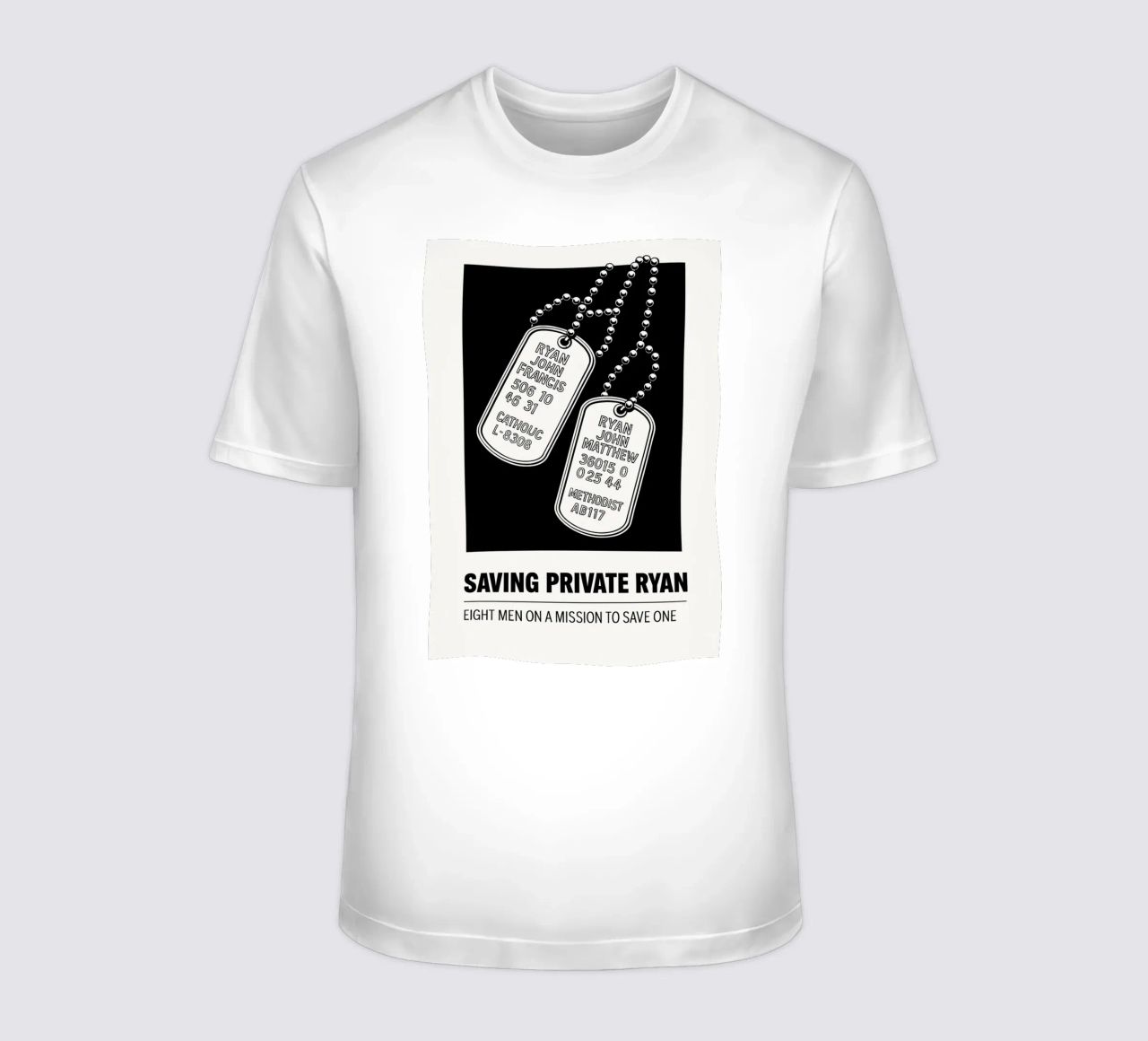 Saving Private Ryan Print t-shirt da MoviesArt
